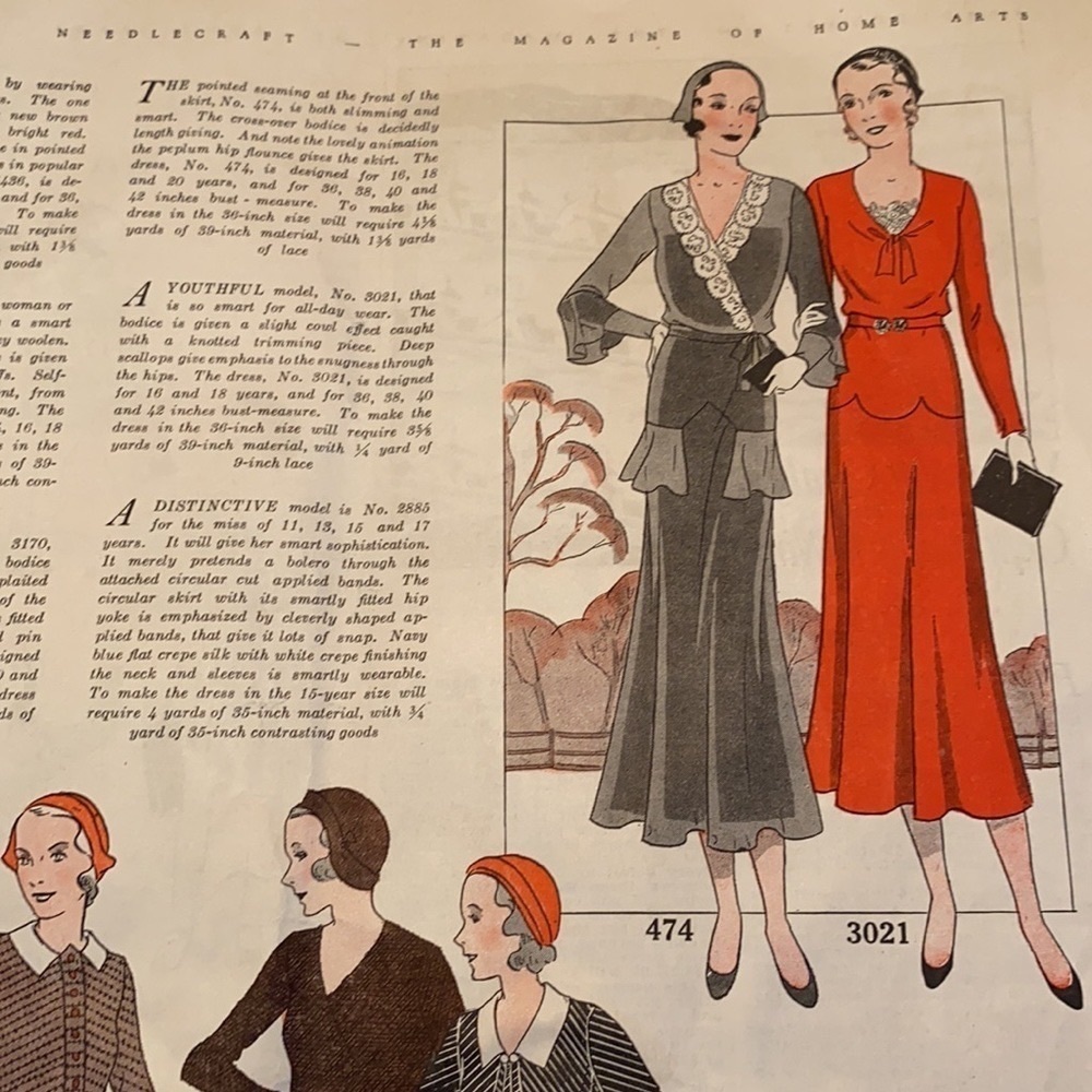 Vintage Set of 2 Needlecraft the Magazine of Home Arts Magazine May October 1931 - Picture 16 of 16